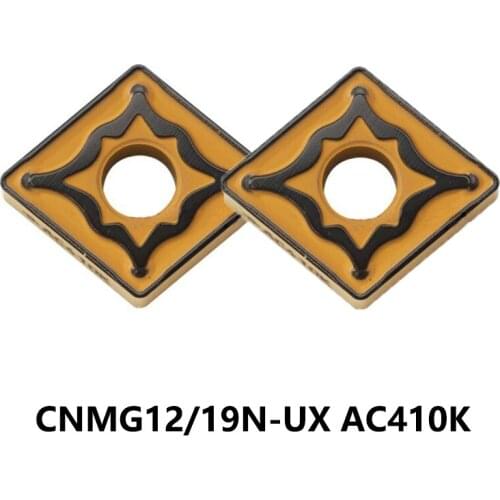 100% Original CNMG120404N-UX CNMG120408N-UX CNMG160612N-UX AC410K CNMG Carbide Cutter Inserts Cutting Tools for Turning