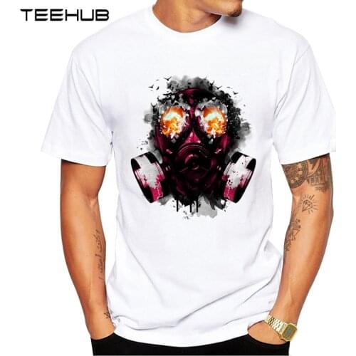 2019 TEEHUB Mens Fashion explode Printed Short Sleeve T-Shirt Hipster O-neck Design Tops Cool Desgin Tee