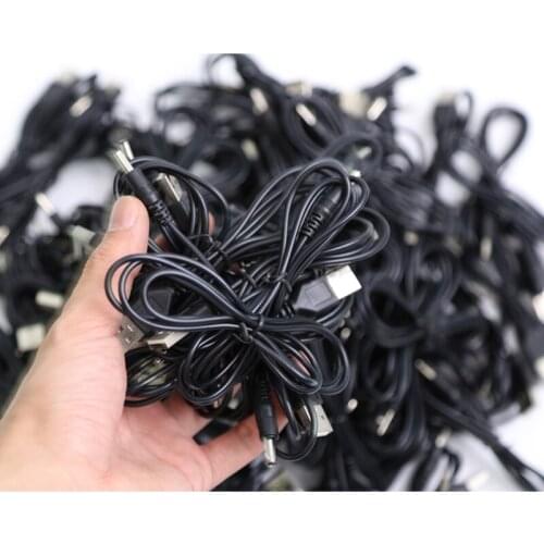 50/100PCS 3.5mm USB Cable/wire 1.2m Long for Tens Ems Slimming Therapy Massager Connect Physiotherapy Machine or TENS Unit