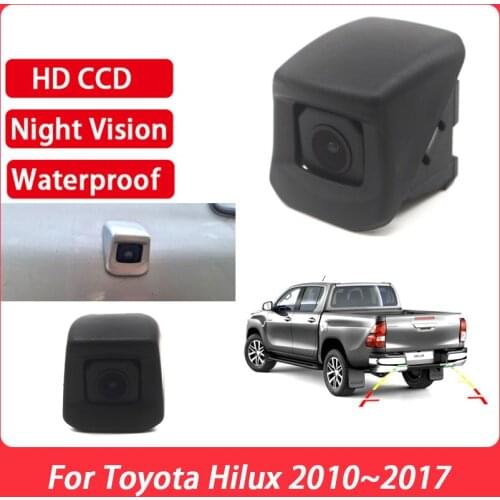 Car Rear View Camera CCD Full HD Night Vision Reverse Camera Waterproof For Toyota Hilux 2010 2011 2012 2013 2014 2015 2016 2017