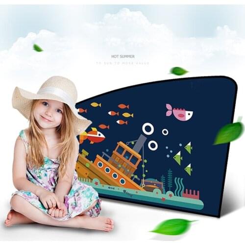 High Quality Hot Car Sunscreen Curtain And Heat Insulation Sunshade Sun Visor Side Window Magnetic Car Curtain Retractable