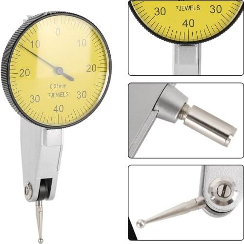 Dial Test Indicator Precision 0.01mm Lever Dial Test Indicator Meter Tool Kit Gage Dial Test Indicators With Case Dropshipping