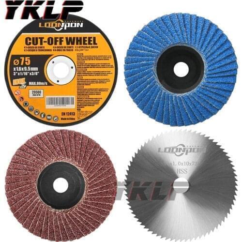 Diameter 75mm Disc Bore Diameter 10mm/9.5mm Disc HSS Saw Blade Diamond Saw Blade polish saw blade for Angle Grinder 3-50Pcs