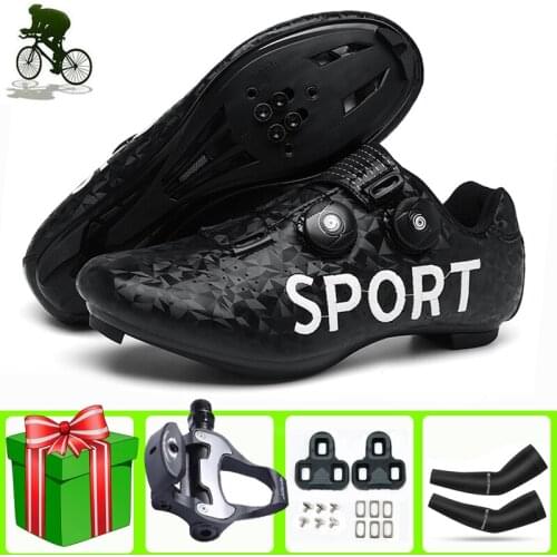 Road Cycling Shoes Mens Outdoor Sports Sapatilha Ciclismo Women Sneakers Pedals Self-Locking SPD-SL Racing Sports Shoes