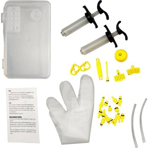 Hydraulic Brake Oil Bleed Kits Universal MTB Mountain Road Bike Bicycle Disc Brake Mineral Oil Filling Injecting Repair Tools