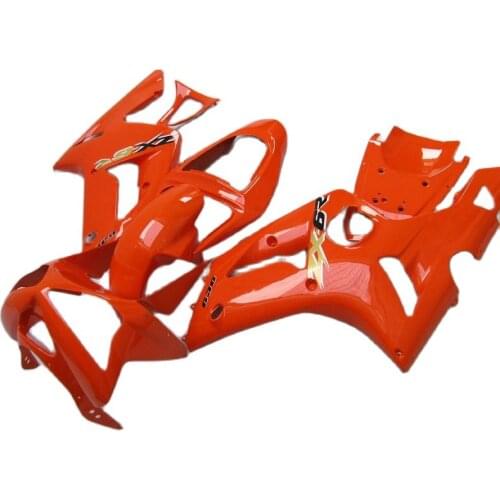 Glossy Orange Injection Molding Motorcycle Bodyparts for Kawasaki Ninja ZX6R fairing kit 2003 2004 fairing set zx6r 03 04 GV84