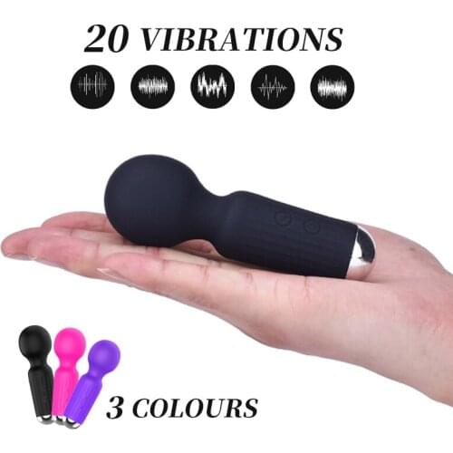 Mini Vibrator Sex Toy for Women Body Massage Clitoris Stimulator Magic Wand Vibrating Dildo Pussy Masturbator Adult Supplies
