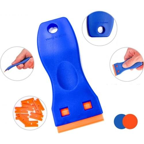 Hone Use Easy To Carry Reusable Plastic Razor Scraper for Craft Vinyl Weeding Decal Sticker Remover Scraper Tool Easily Remove