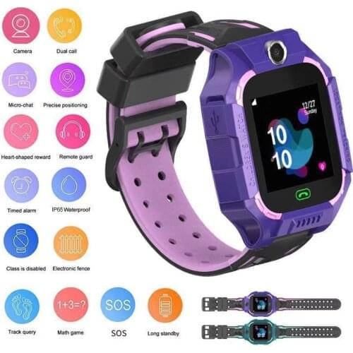 New Kids Waterproof Smart Watch GPS Phone Tracking Positioning SOS Watch Gifts for Boys Girls DOM668