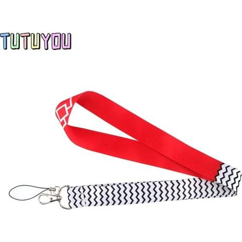 PC384 Twin Peaks Lanyards ID Badge Holder ID Card Pass Mobile Phone Straps Badge Key Holder Keychain