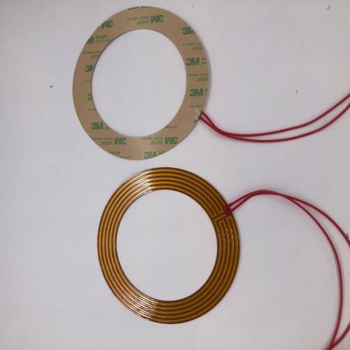 PI Heating Film Plate Polyimide Electric Heated Panel Pad Mat Flexible Adhesive Foil Oil Heater 190mm inner 270mm diameter 127V