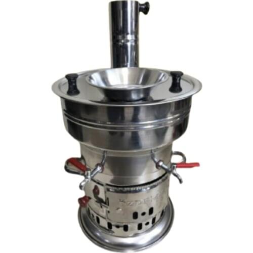 Stainless Steel 7 LT samovar tea warmer Wood samovar camping samovar wood stove camping firewood kettle Teapot picnic Tea urn