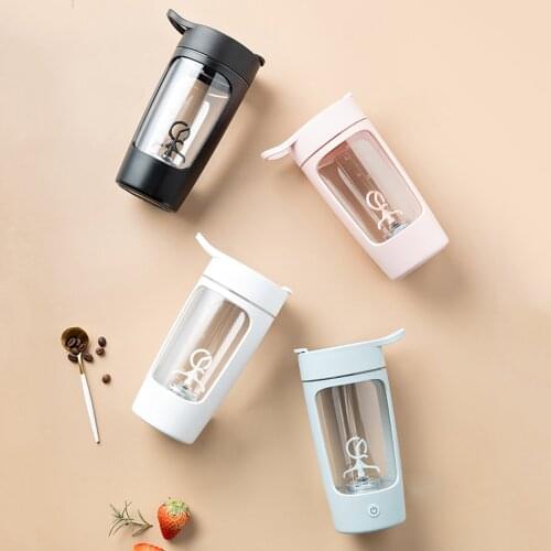 Shaker Bottle Made of High-quality ABS Plastic Materials Self Stirring Shaker Bottle USB-Rechargeable Protein Shakes