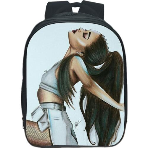 Ariana Grande Backpack Children Bag Cosplay Bookbag Student School Bags Boy Girl Knapsack Teen Cartoon Printing Mochila