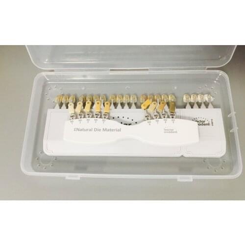 Dental Teeth Shade Guide Ivoclar Vivadent A-D 9/20 Color Chart IPS Natural Die