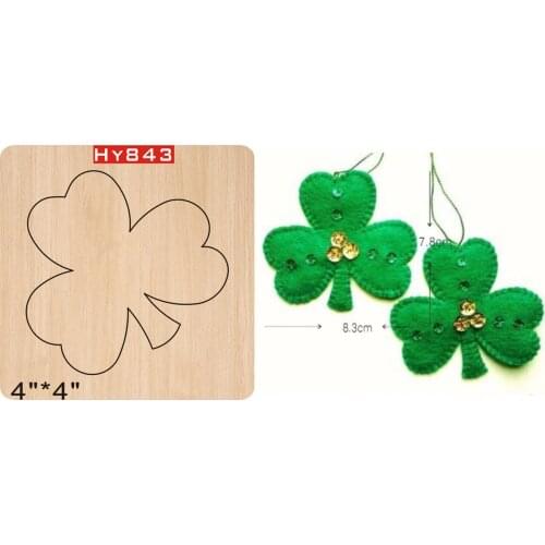 Trifolium Pendant cutting dies 2019 new die cut &wooden dies Suitable for common die cutting machines on the market