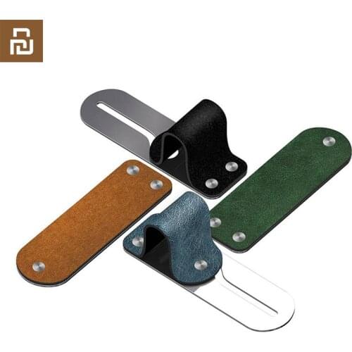 Youpin Freefinger Multi-function Fashion Mobile Phone Ring Bracket Leather surface Portable storage