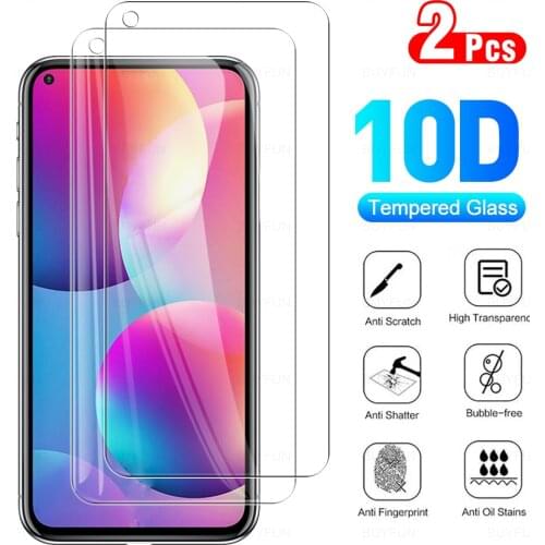 2Pcs Full Cover Protective Glass For Vsmart Joy 4 Phone Tempered Glas Screen Protector Film For V Smart Joy4 VsmartJoy4 6.53"