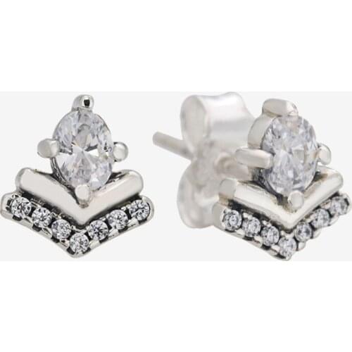 100% 925 Sterling Silver Pan Earring Fashion Classic Wish Earrings For Women Wedding Gift Fashion Jewelry