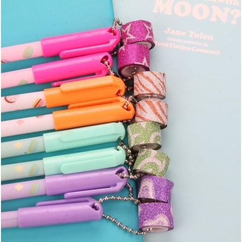 01 manufacturers direct marketing creative stationery lovely cartoon tape sign pen neutral pen student gifts student supplies