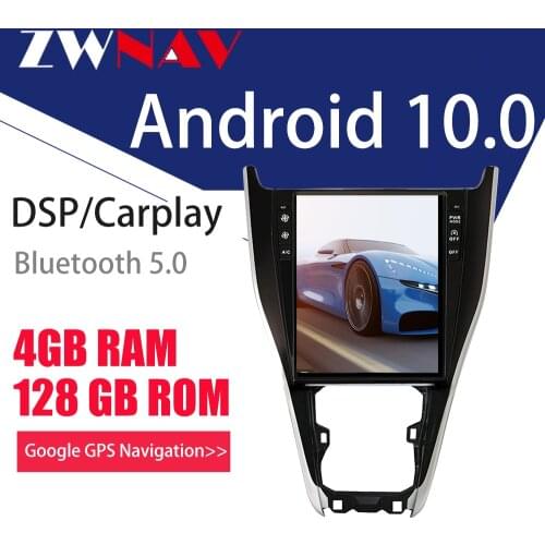 128G Carplay Tesla Screen For Toyota Harrier 2013-2018 Android 10 Car Multimedia Player Navi Audio Radio Auto Stereo Head Unit