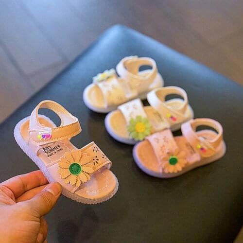 2021 summer new childrens sandals baby toddler shoes girls beach shoes soft bottom boys sports sandals Girl Sandals