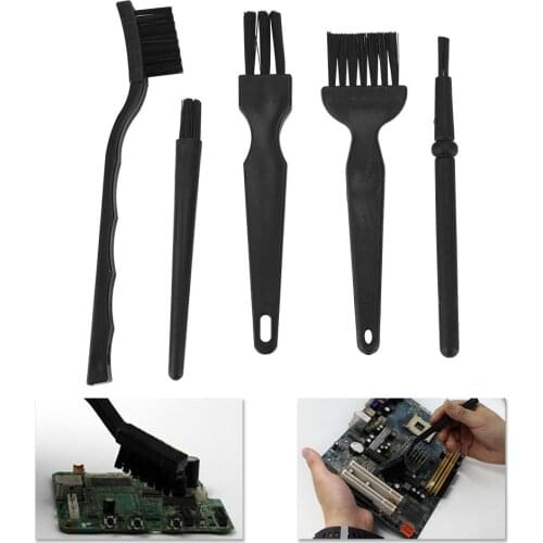 5pcs Keyboard Cleaning Brush Portable Anti-static Dusting Brush Laptop Cleaning Kit For Computer Keyboard Small Space Cleaner
