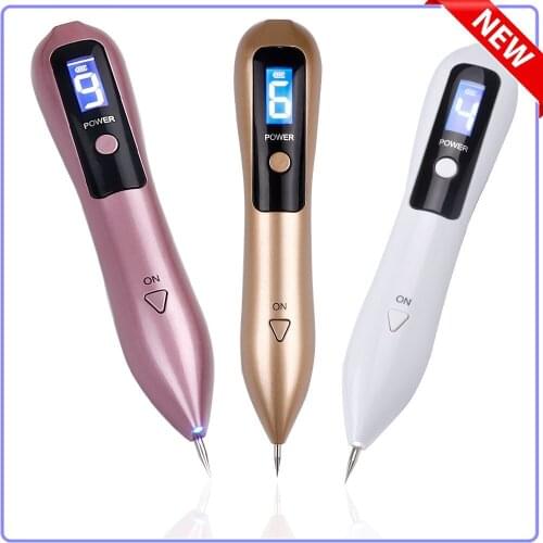 9 Level LCD Face Skin Dark Removal Beauty Care Spot Remover Mole Tattoo Removal Laser Plasma Pen Machine Facial Freckle Tag Wart
