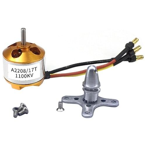 A2208 2208 Brushless Motor 1100KV 1400KV 1800KV 2600KV For RC Airplane Aircraft Multicopter Vehicle Model Glider Plane Accessory