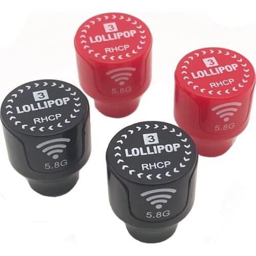 Lollipop 3 Stubby 5.8GHz 2.5Dbi RHCP SMA RP-SMA FPV transmitter Mushroom Antenna for FPV RC Racing Helicopter Drone Model