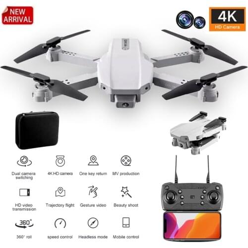 2020 RC Drone KK5 PRO 4K 1080P HD Dual Camera WiFi Fpv One-key Automatic Return Hold Foldable Quadcopter RC Drone Toy GIft