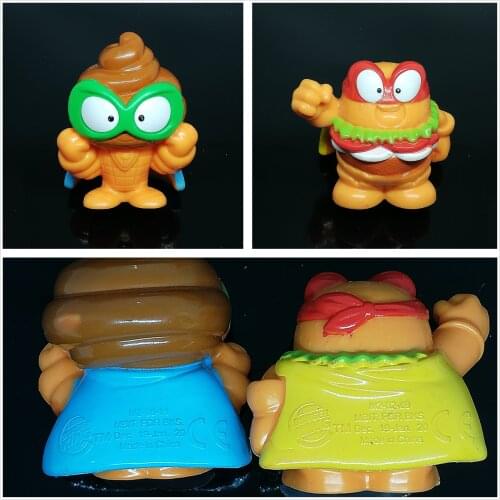 1 Piece Superzings Limited Collection Burger King 5-6CM Doll Super Zings Trash Action Figures Garbage Dolls Model Toy Kids Gift
