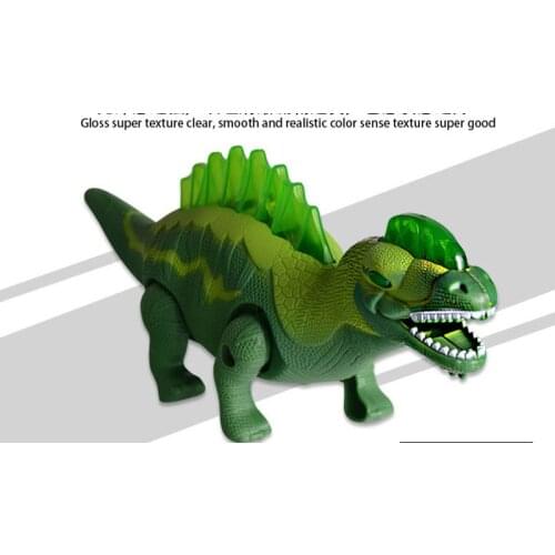 Electric Toys Walking Glowing Dinosaur with Sound Model for Kids Boys Children Interactive
