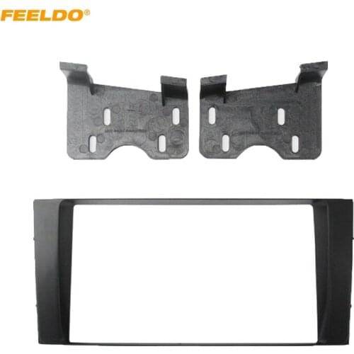 FEELDO Car 2Din Facia Panel Frame Adapter for TOYOTA 4 Runner 2003-2008 Stereo Fascia Dash Trim Installation Kit #HQ3262