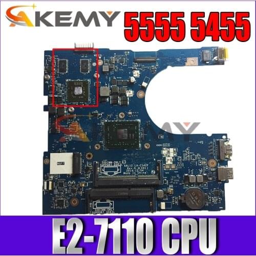 CN-0PDGN4 PDGN4 FOR DELL inspiron 5455 5555 laptop motherboard AAL12 LA-C142P REV:1.0(A00) E2-7110 mainboard notbook PC