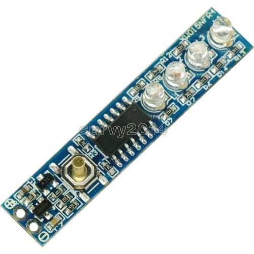 1S/2S/3S/4S Lithium Battery Capacity Indicator LED Display Board Power Level Indicator For 1/2/3/4pcs 18650 Lithium Battery DIY