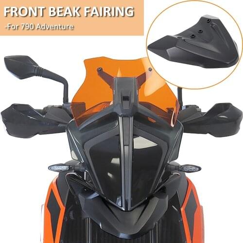 Motorcycle Front Wheel Fender Beak Nose Cone Guard Extension Cover Cowl Fairing For 790 Adventure ADV 2019 2020