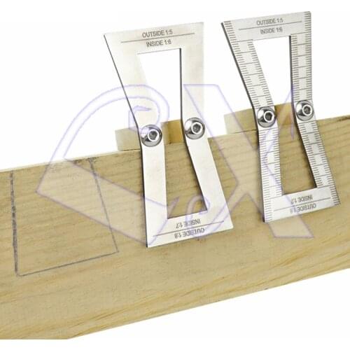 Brass dovetail scribe gauge woodworking scriber template drawing tool with scale or without scale