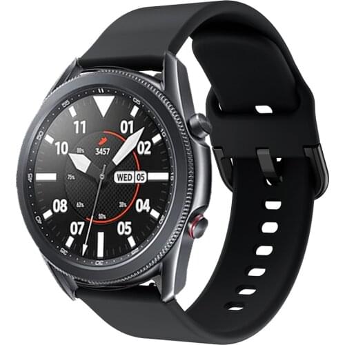 Soft Silicone Strap For Samsung Galaxy Watch3 41mm Smart watch Sport bracelet For Galaxy Watch 3 45mm Wrist Strap Accessories