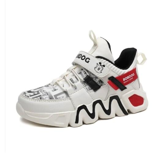 New Fall/Winter High Quality Children Shoes Boys Leather Basketball Sports Shoes Lightweight Fashion Girls Running Casual shoes