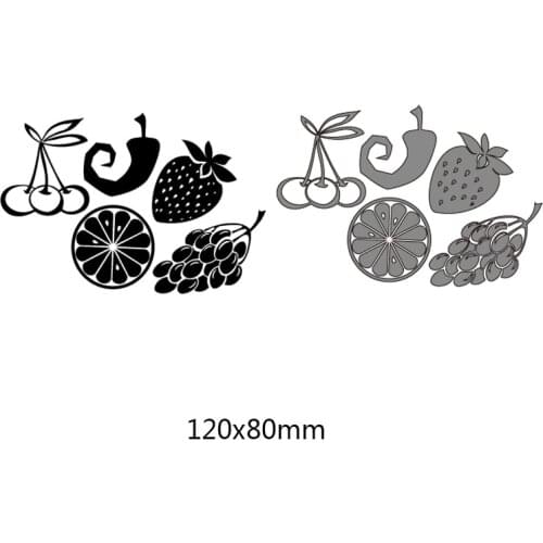 New Arrival Cute Fruit Pepper Metal Steel Cutting Dies Stencil DIY Scrapbooking Decorative Embossing Paper Card Craft 120*80mm