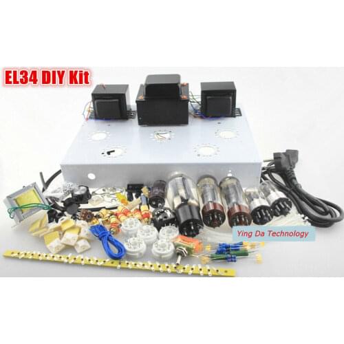 6N9P+EL34B Class A Single-ended 13w+13w Tube AMP Amplifier Hifi Valve DIY KIT