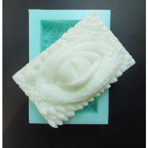 QT0100 Dragon Soap Eye Molds DRAGONS Eye Soap Silicone Mould Soap Bars Gypsum Clay Wax Resin Silicone Rubber PRZY Eco-friendly