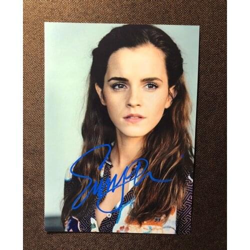 Hand signed Emma Watson autographed photo authentic 5*7 free shipping 092019M4