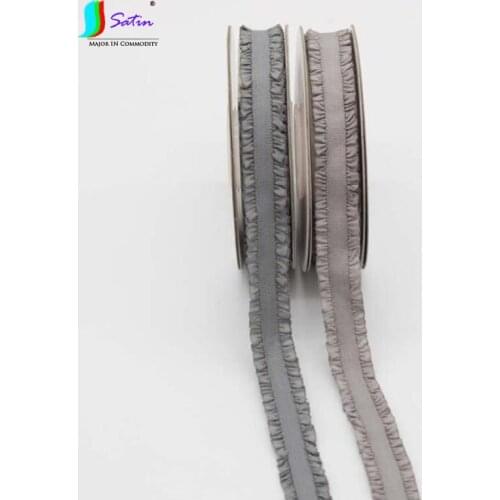 Width 13MM 33-color Bilateral Lace Pleated Baby Hair Band Elastic Band Sewing DIY Clothes Curtain Decoration Elastic Band A0389F