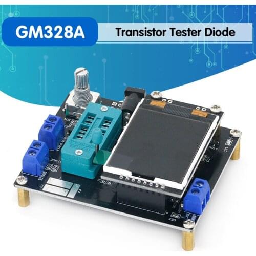 New Version GM328A Transistor Tester Diode Capacitance ESR Voltage Frequency Meter PWM Square Wave Signal Generator Soldering