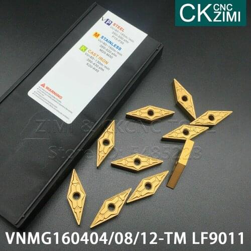 VNMG160404-TM LF9011 VNMG160408-TM LF9011 VNMG160412-TM LF9011 Carbide inserts Indexable turning Inserts tool CNC tool For steel