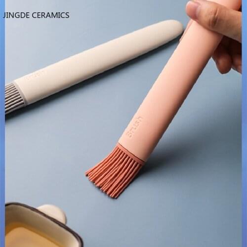 1pc Creative Silicone Barbeque Brush Cooking BBQ Heat Resistant Oil Brushes Cake Baking Tools Kitchen Bar Utensil Supplies