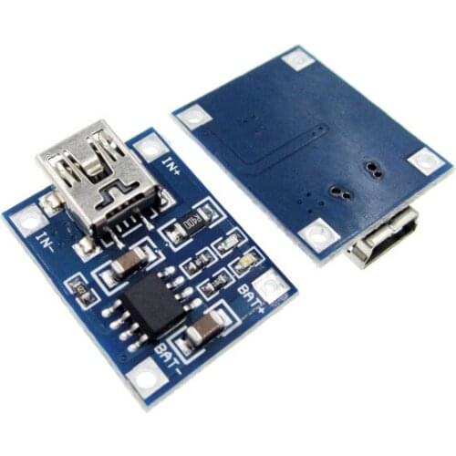 100PCS TP4056 1A Lipo Battery Charging Board Charger Module lithium battery DIY Mini USB Port