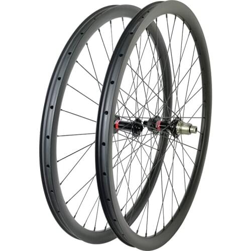 29er Ultralight 1400g 30mm wide clincher tubeless disc BOOST mountain bike carbon wheelset 110mm 148mm 30×30mm D791SB D792SB XD
